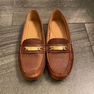 Ralph Lauren brown leather loafers